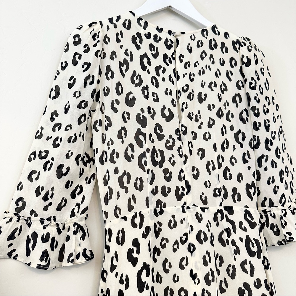 Reformation Doutzen Dress- Snow leopard print - Picture 6 of 16